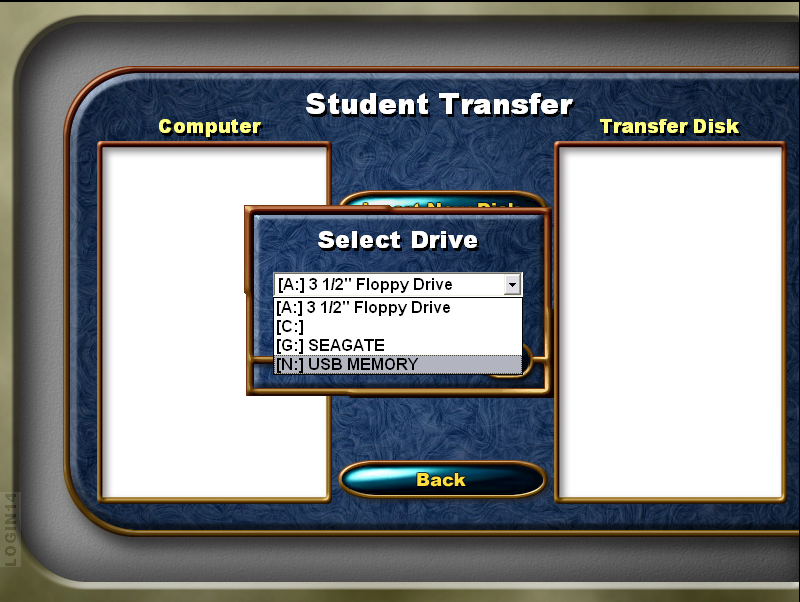 Screenshot Step 4 - Select Drive Window